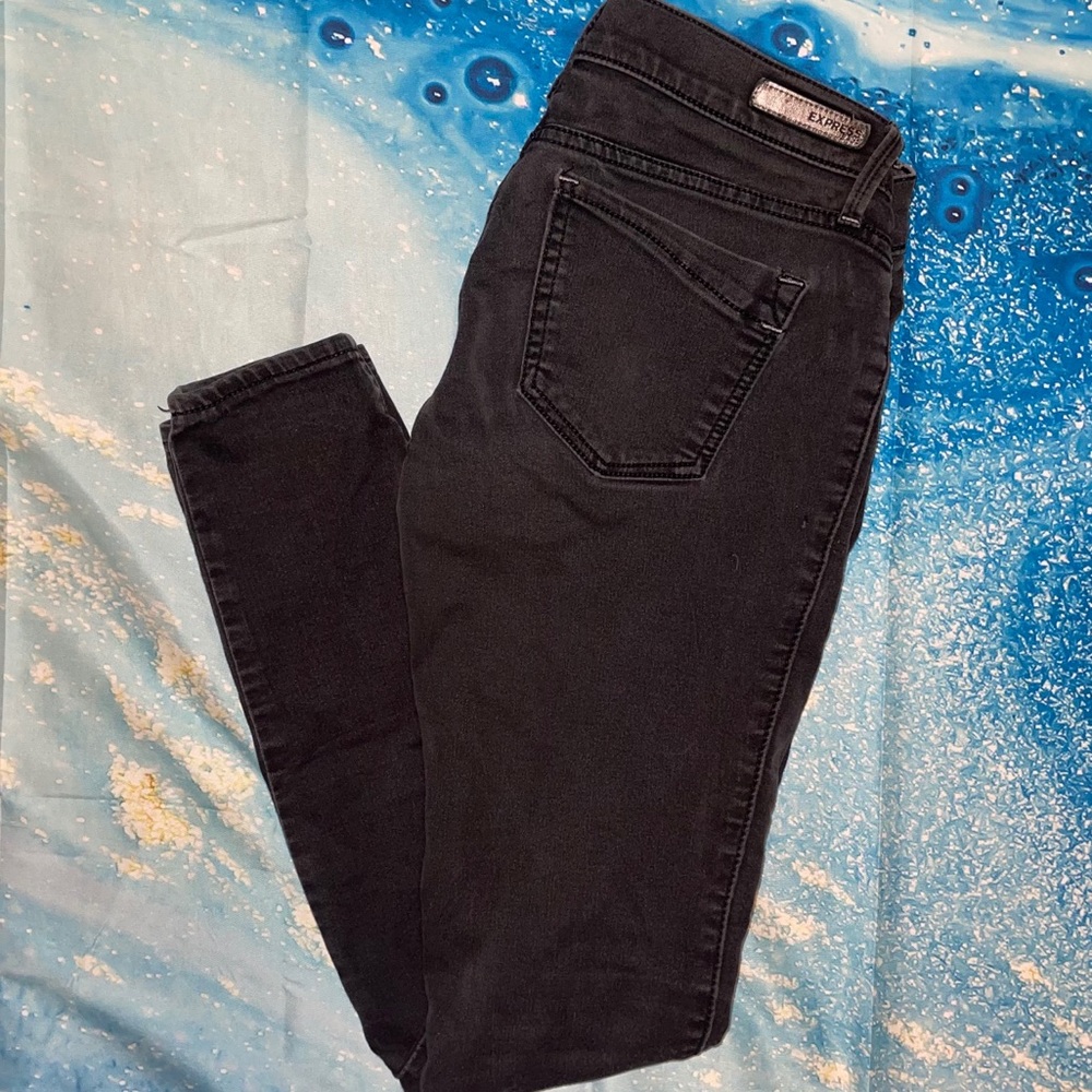 Express Black Jeggings